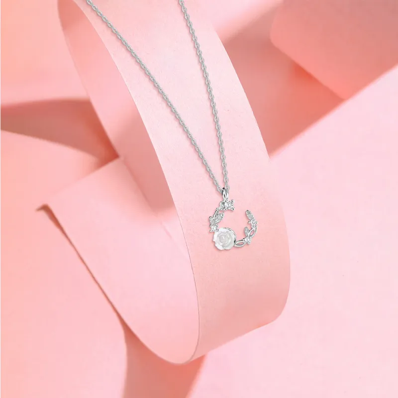 KUMET Sterling Silver Necklaces Women's-5