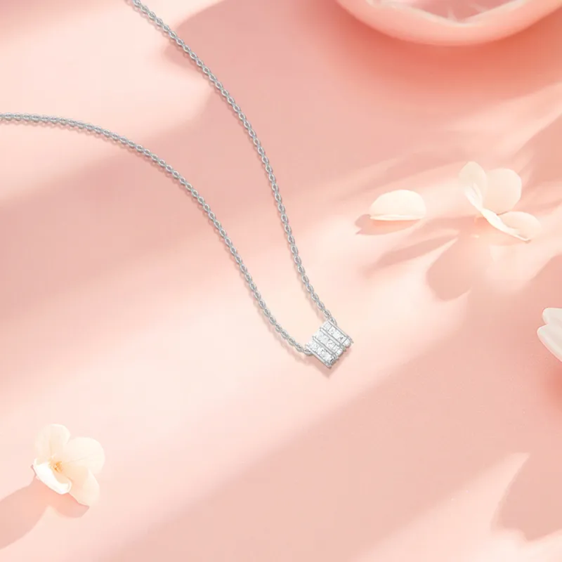 KUMET Zircon Necklaces Women's Couple Anniversary Gift-4