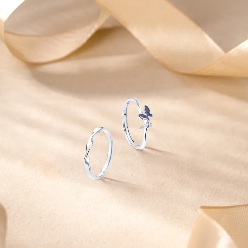KUMET Sterling Silver Rings Unisex-3