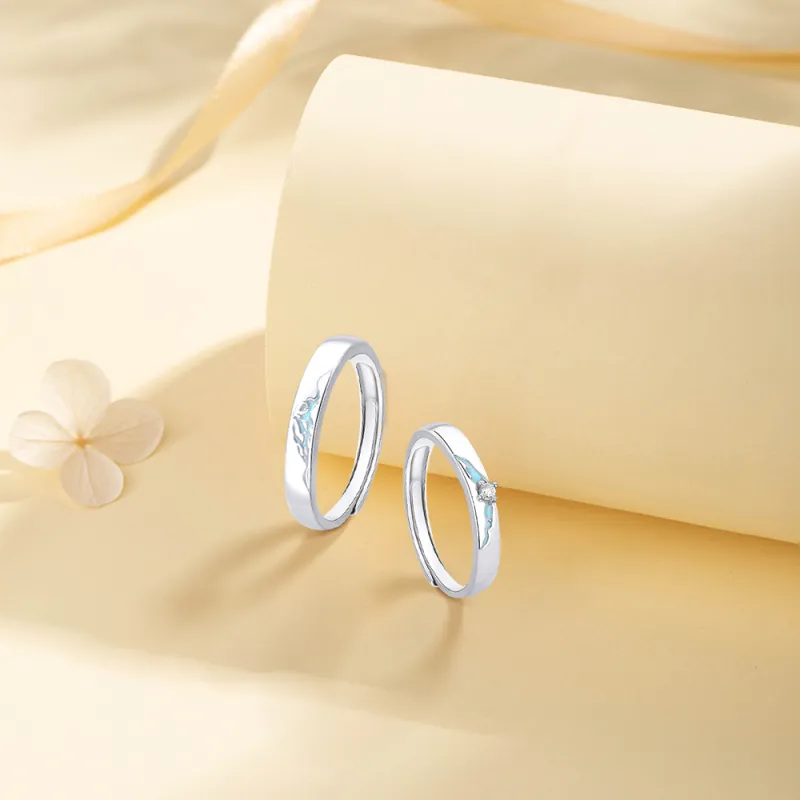 KUMET Sterling Silver Rings Unisex-3