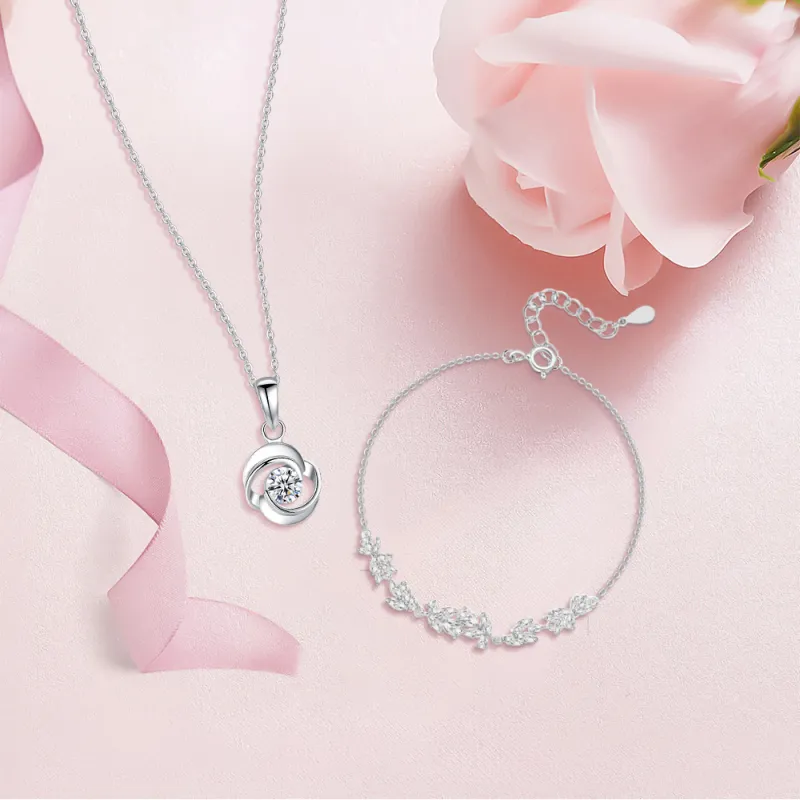 KUMET Sterling Silver Bracelets Women's-5