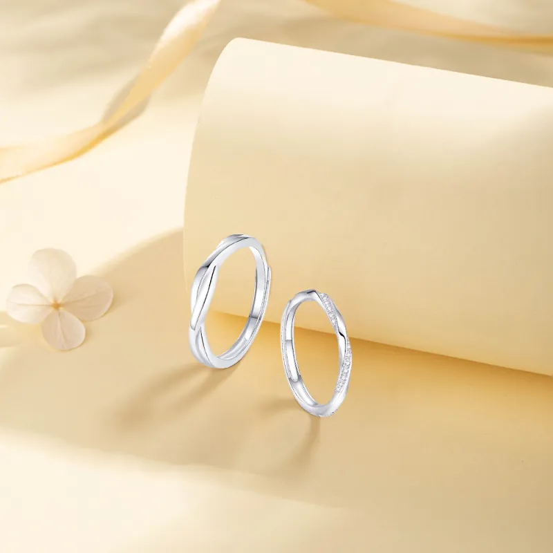 KUMET Sterling Silver Rings Unisex-3