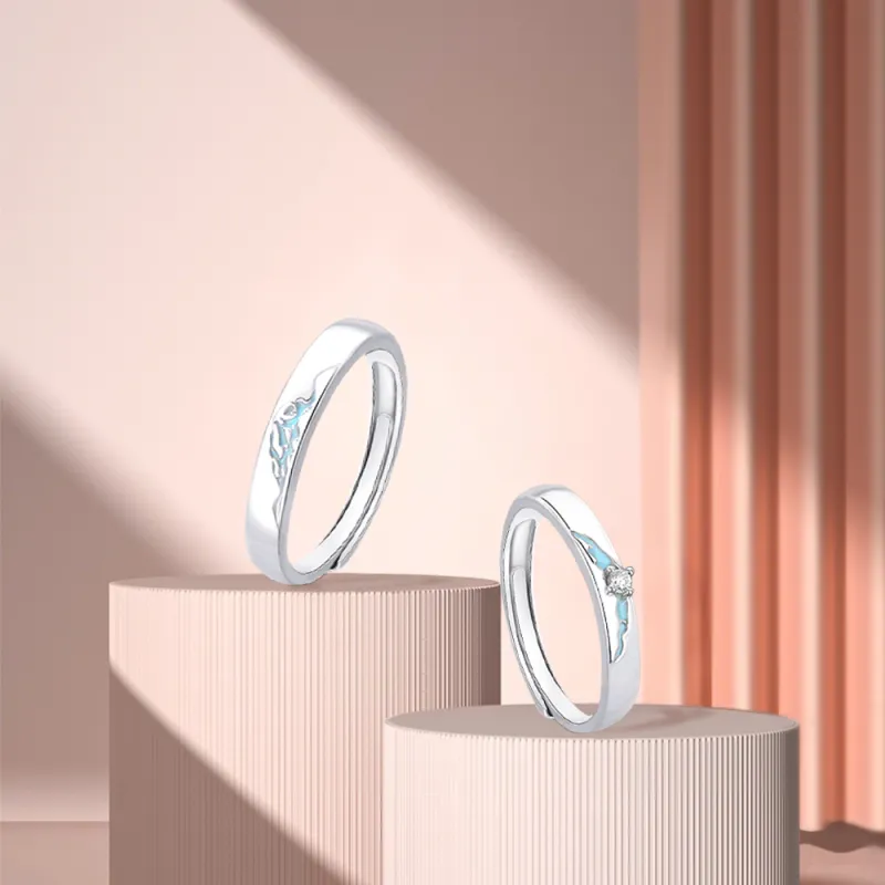 KUMET Sterling Silver Rings Unisex-4