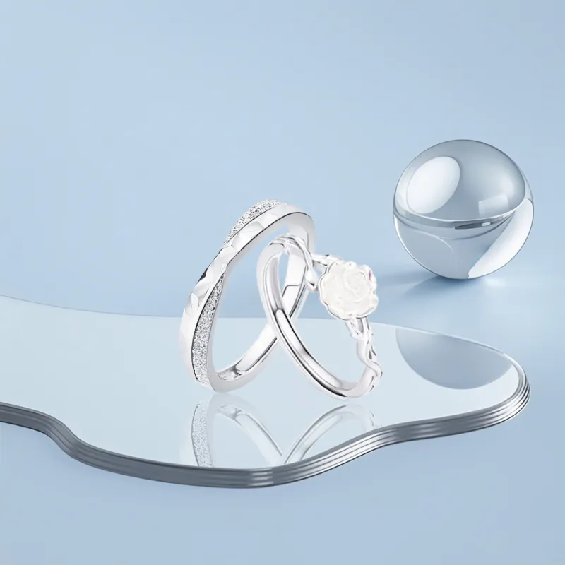 KUMET Sterling Silver Rings Unisex-4