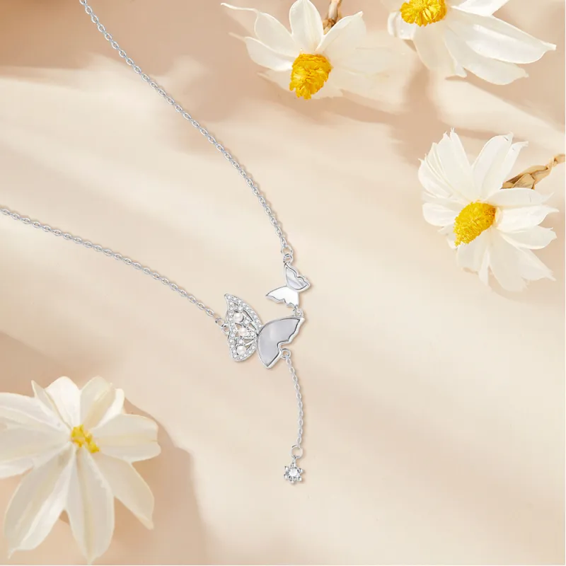 KUMET Sterling Silver Necklaces Women's-4