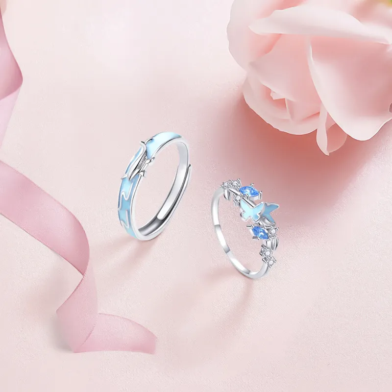 KUMET Sterling Silver Rings Unisex-3