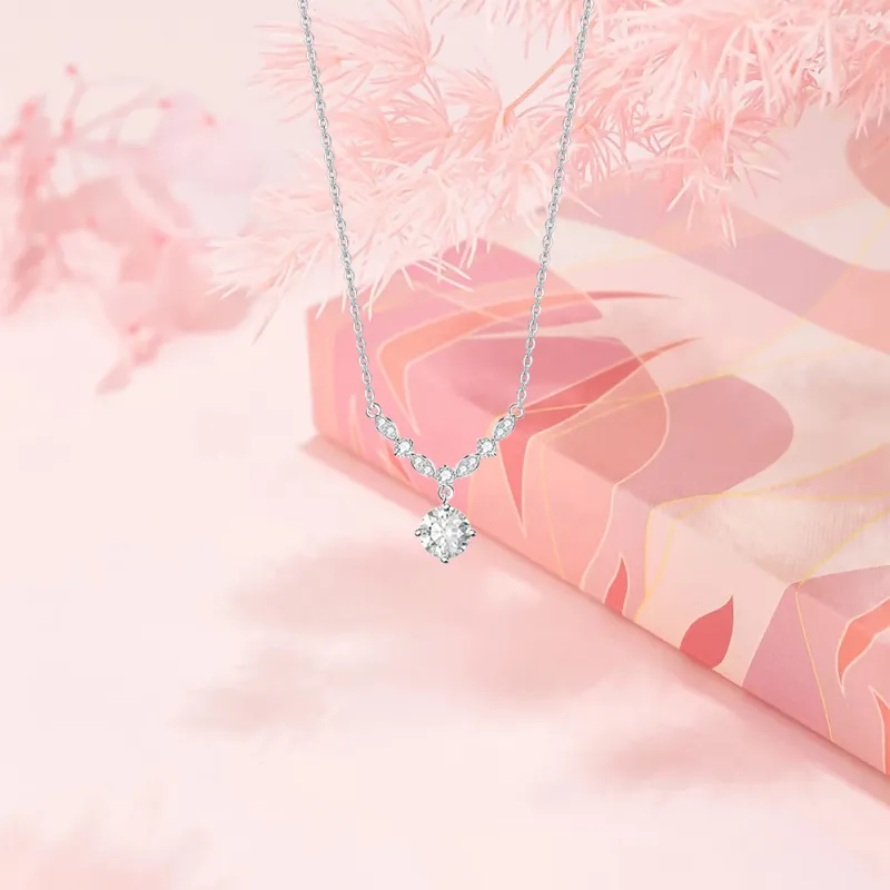 KUMET Sterling Silver Necklaces Women's-11