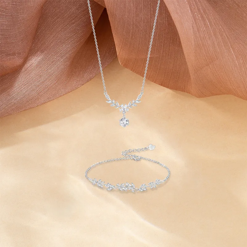KUMET Sterling Silver Necklaces Women's Anniversary Birthday Gift-5