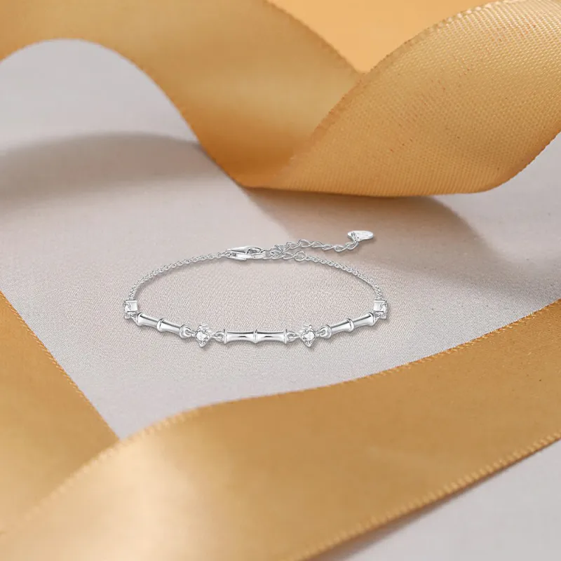 KUMET Zircon Bracelets Women's Same For Couples-2