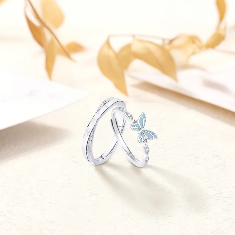 KUMET Sterling Silver Rings Unisex-4