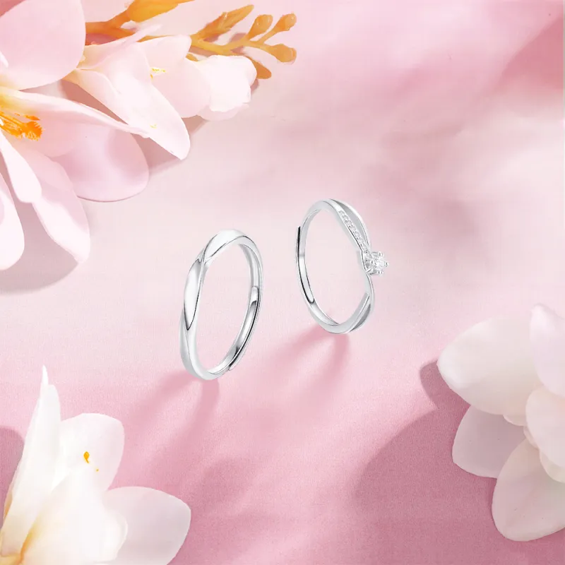 KUMET Sterling Silver Rings Unisex-2