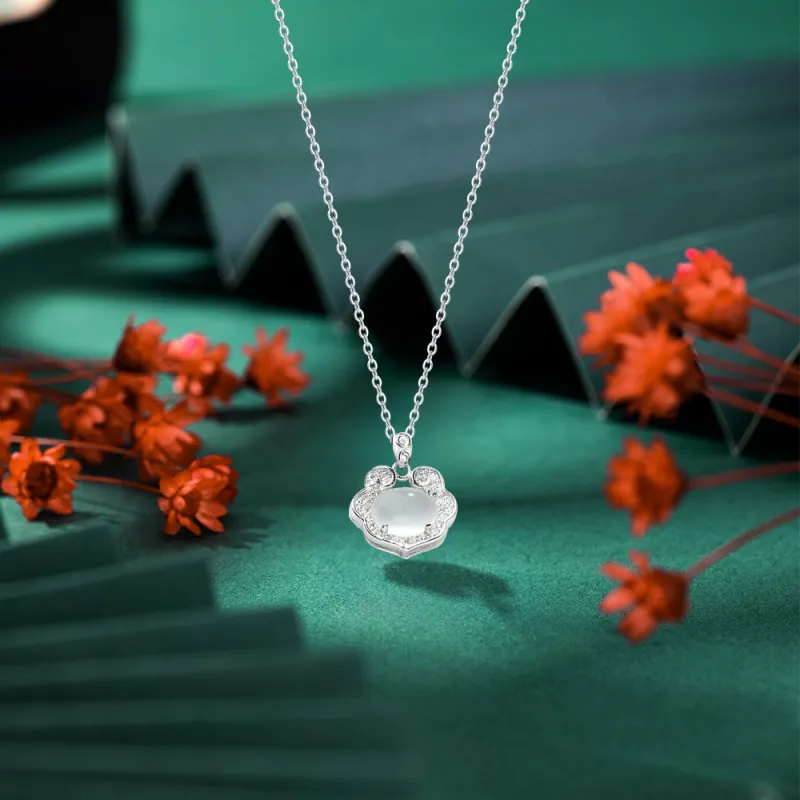 KUMET Chalcedony Necklaces Women's-4