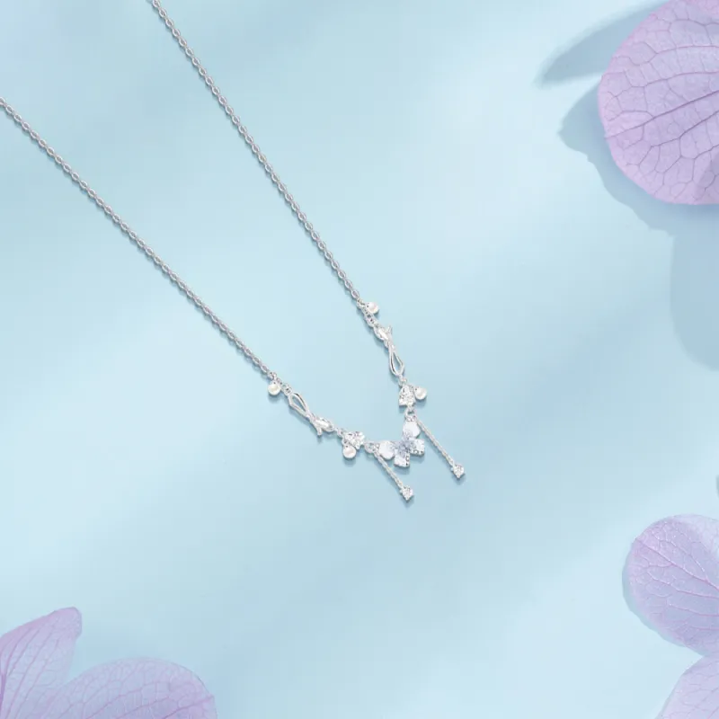 KUMET Zircon Necklaces Women's Couple's Birthday Anniversary Gift-3