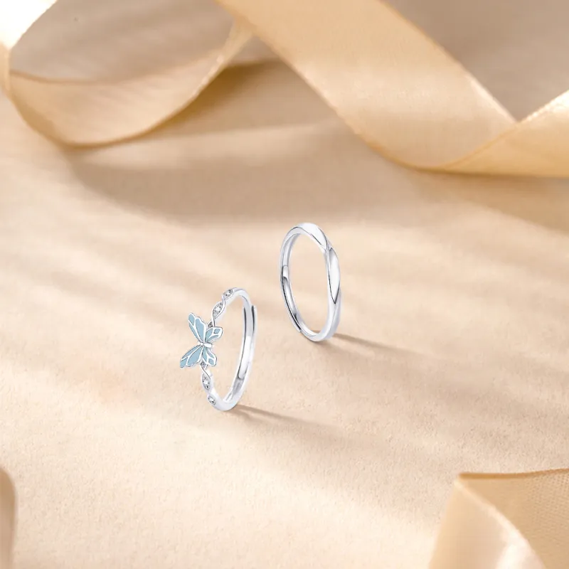 KUMET Sterling Silver Rings Unisex-2