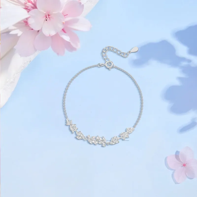 KUMET Sterling Silver Bracelets Women's-9