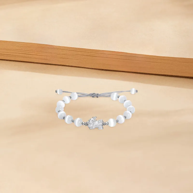 KUMET Glass Cat Eye Bracelets Women's-3