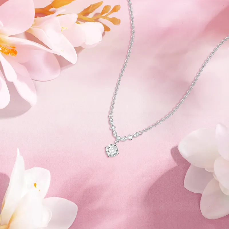KUMET Sterling Silver Necklaces Women's-5
