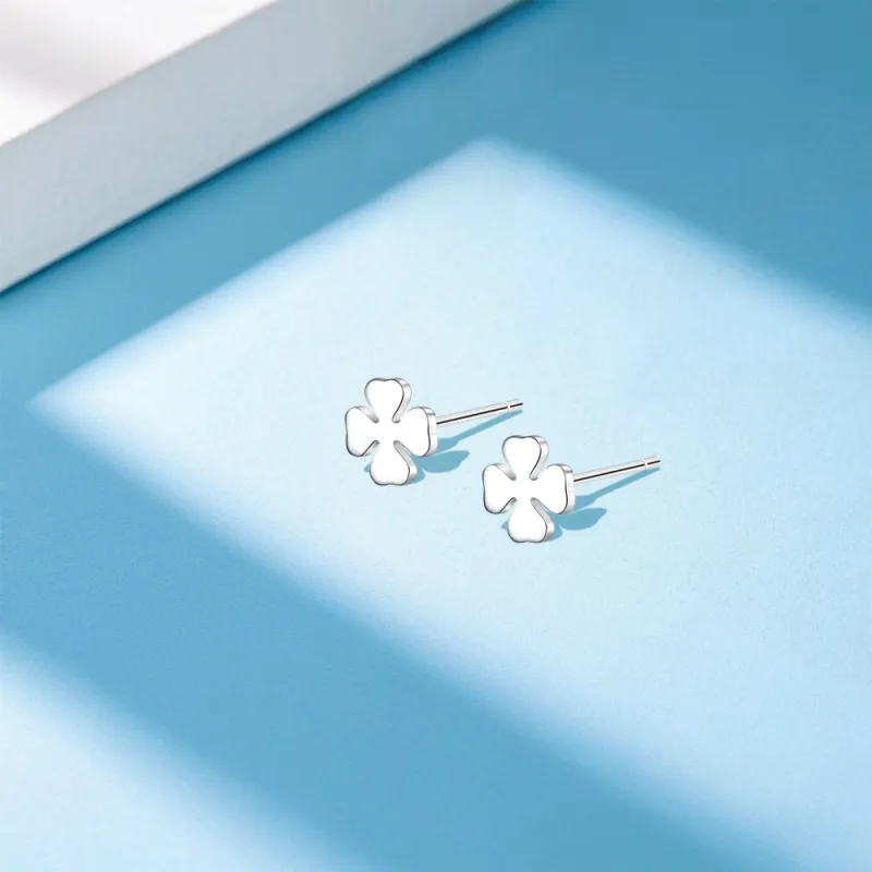KUMET Sterling Silver Stud Earrings Women's-4