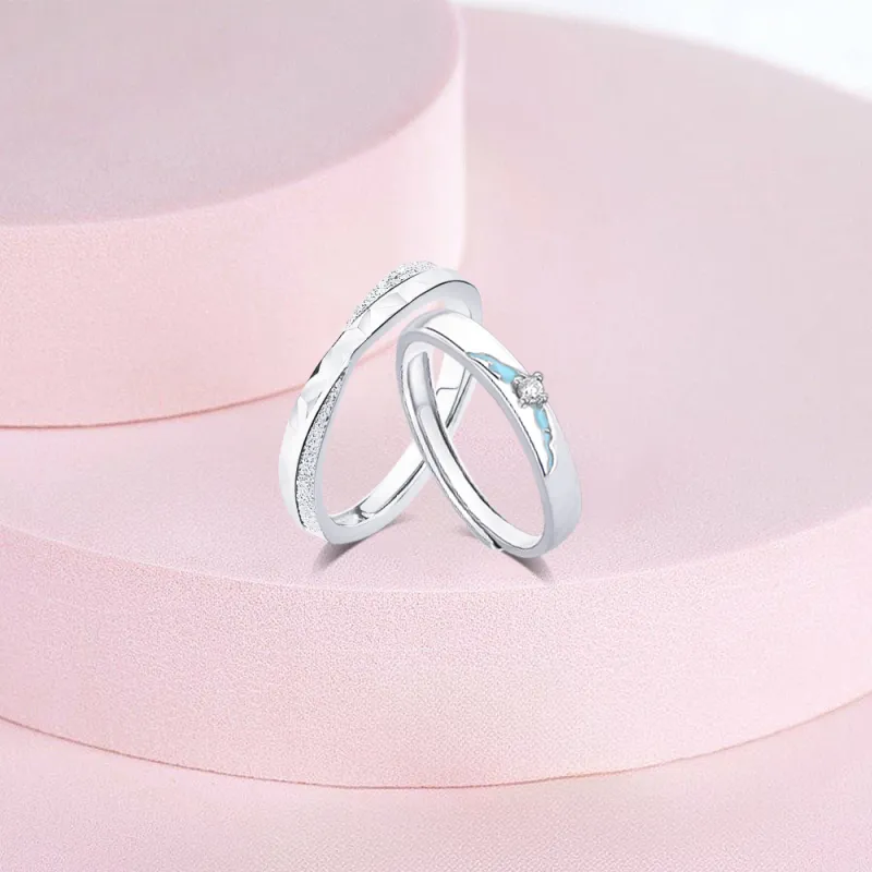 KUMET Sterling Silver Rings Unisex-4
