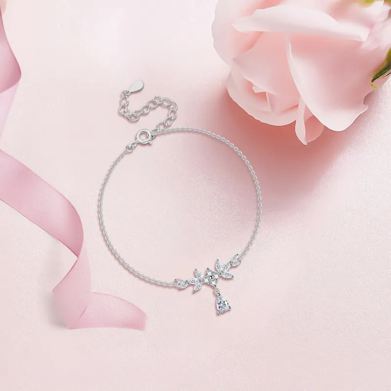 KUMET Sterling Silver Bracelets Women's-4