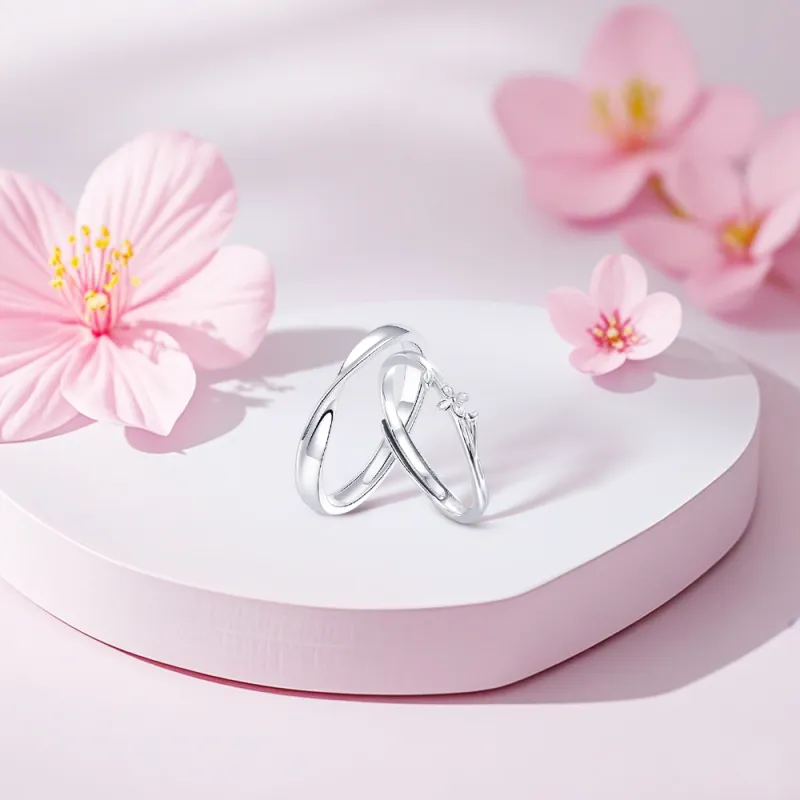 KUMET Sterling Silver Rings Unisex-4