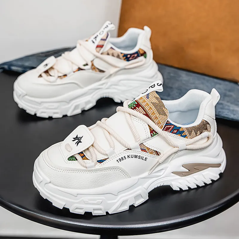 JANECO Low Top Chunky Sneakers Men's-10