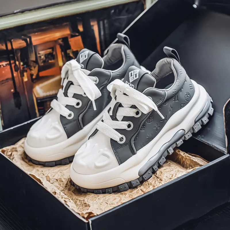 JANECO Low Top Chunky Sneakers Men's-17