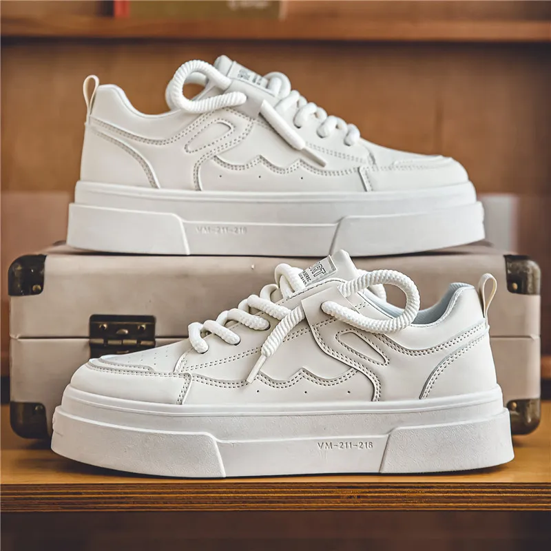 JANECO Anti Slip Wear Resistant Low Top Skateboard Shoes Men's-2