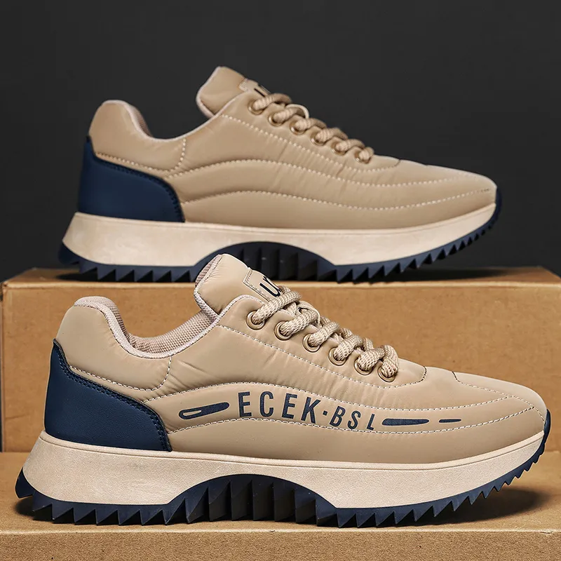 JANECO Anti Slip Wear Resistant Low Top Chunky Sneakers Men's-12