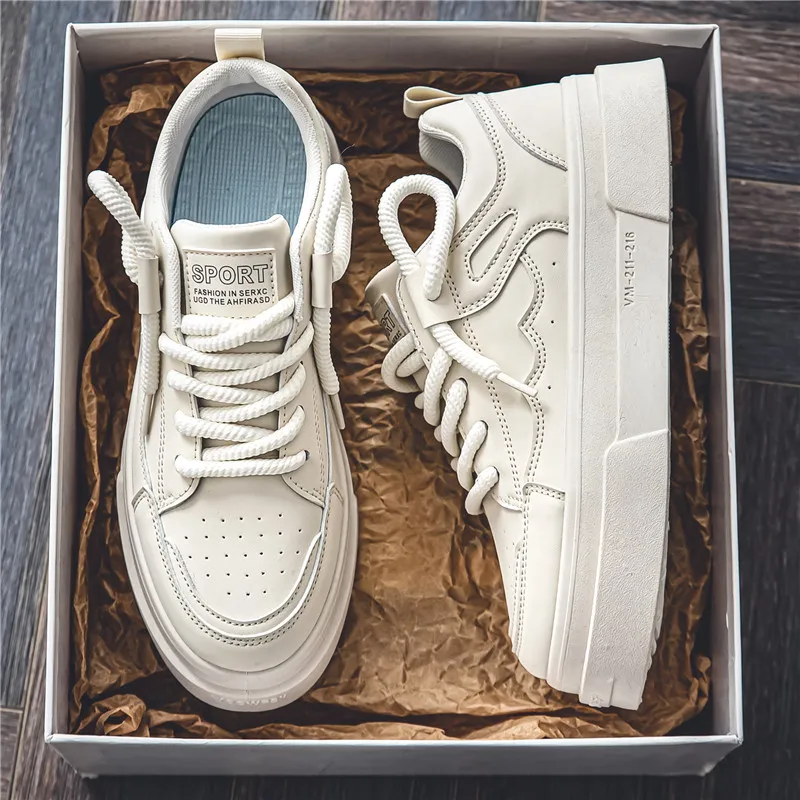 JANECO Anti Slip Wear Resistant Low Top Skateboard Shoes Men's-4