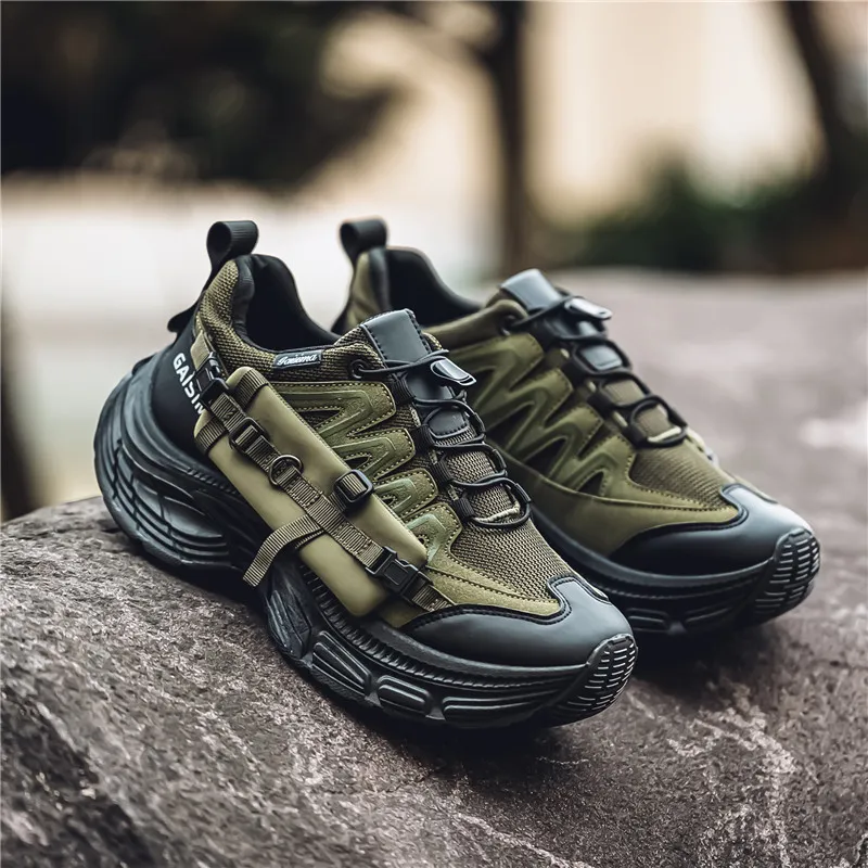 JANECO Low Top Chunky Sneakers Men's-11
