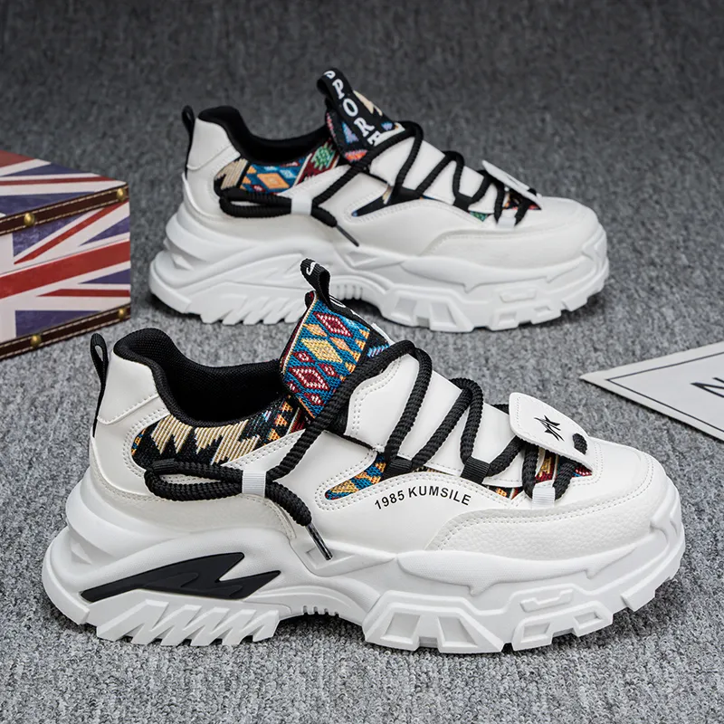 JANECO Low Top Chunky Sneakers Men's-3