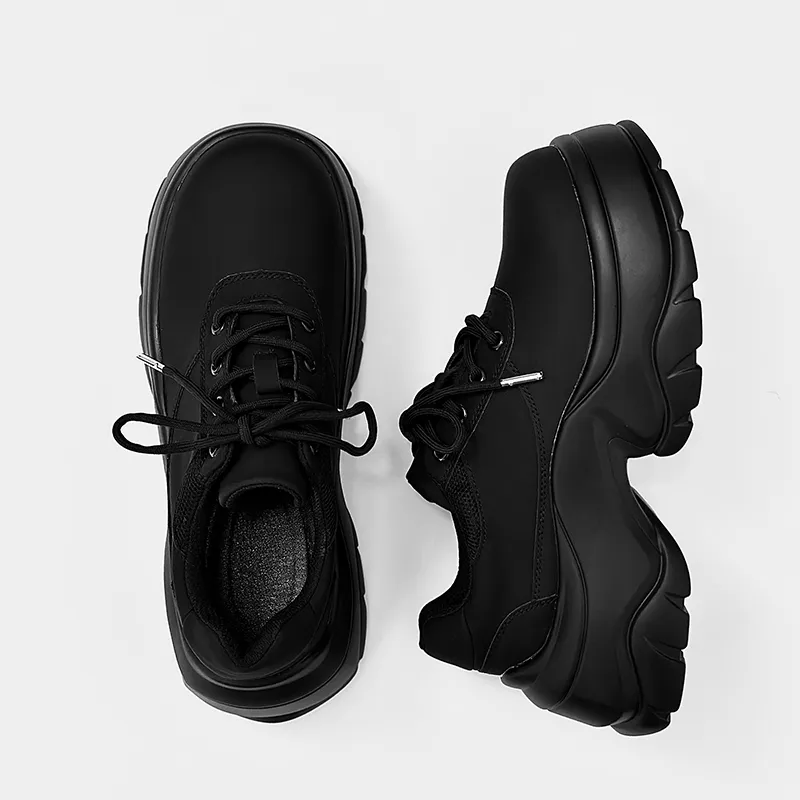JANECO Casual Shoes Men's Matte Black-4