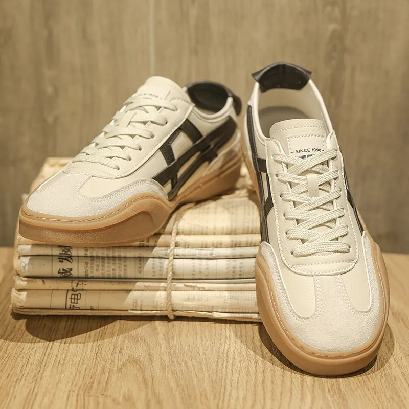 JANECO Anti Slip Wear Resistant Low Top Casual Shoes Men's-3