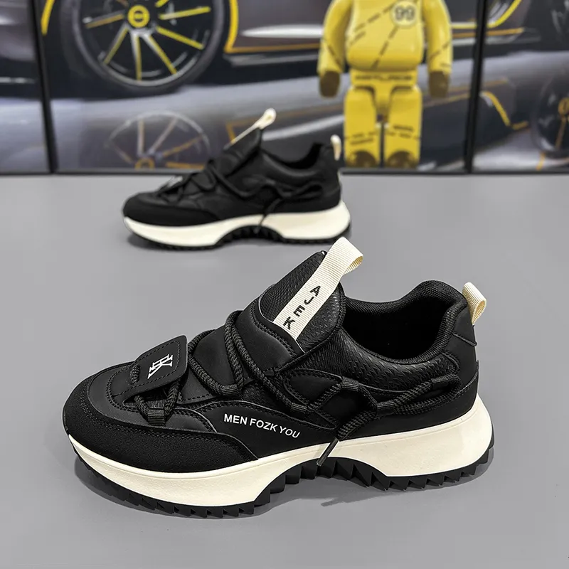 JANECO Anti Slip Wear Resistant Low Top Chunky Sneakers Men's-7