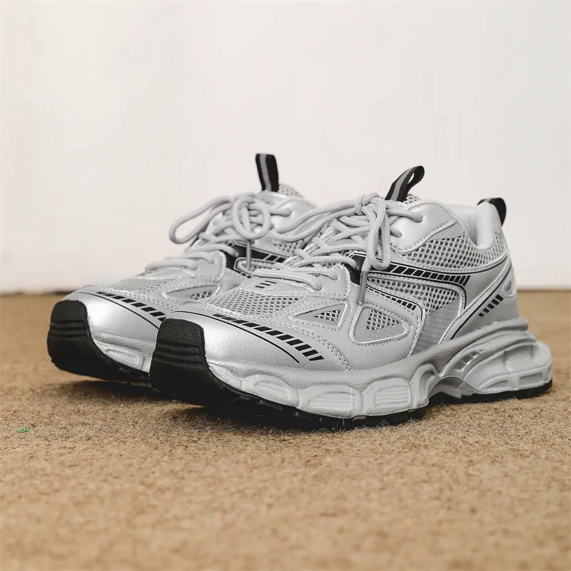 JANECO Slip Resistant, Abrasion Resistant, Breathable Low Top Chunky Sneakers Unisex-14