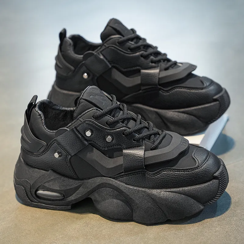 JANECO Anti Slip Wear Resistant Low Top Chunky Sneakers Men's-8