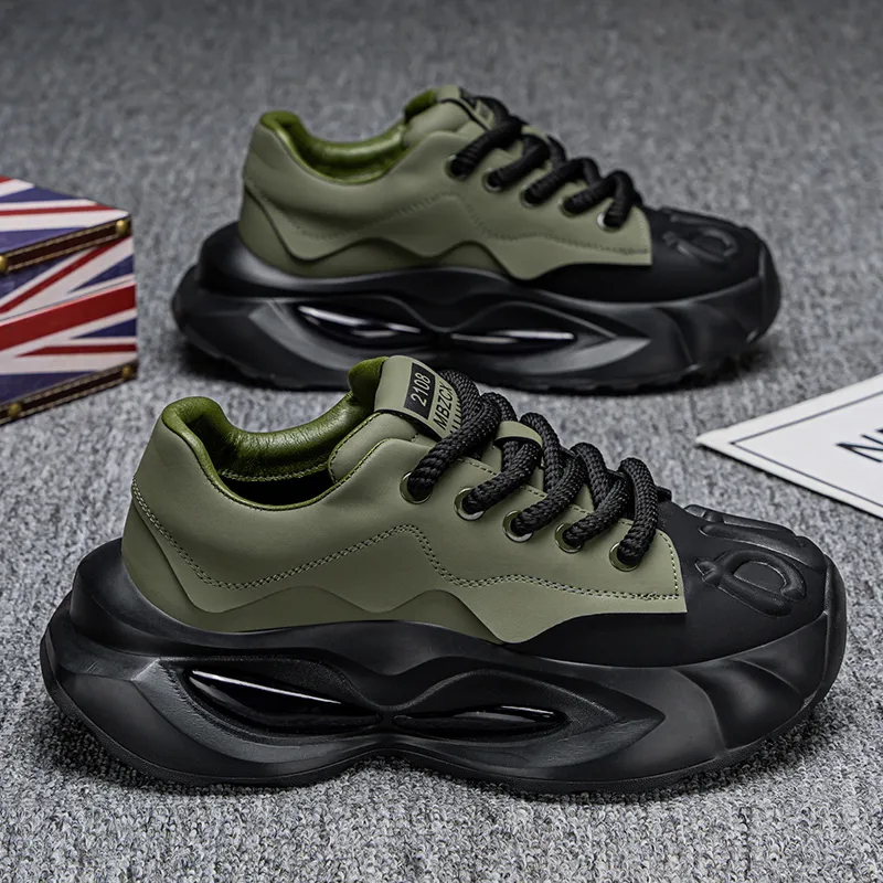 JANECO Low Top Chunky Sneakers Men's-15