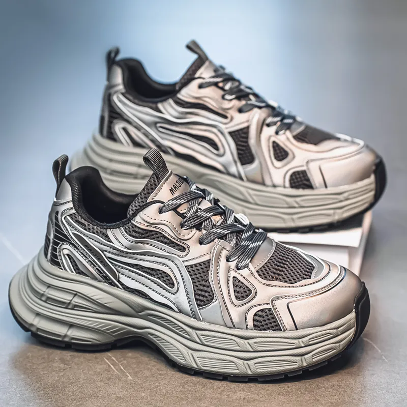 JANECO Low Top Chunky Sneakers Men's-9