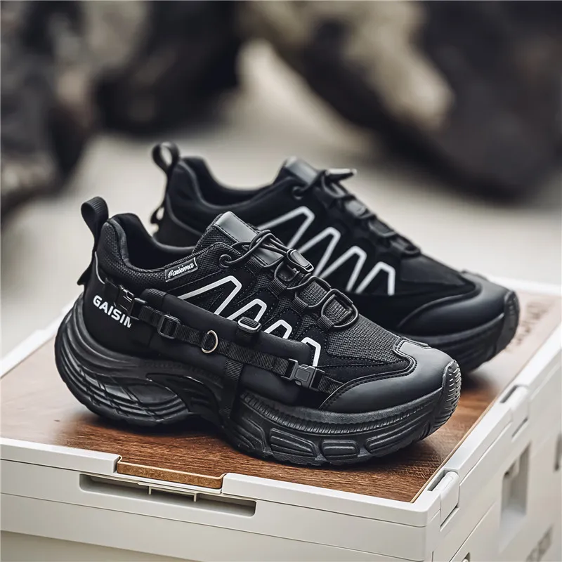 JANECO Low Top Chunky Sneakers Men's-5