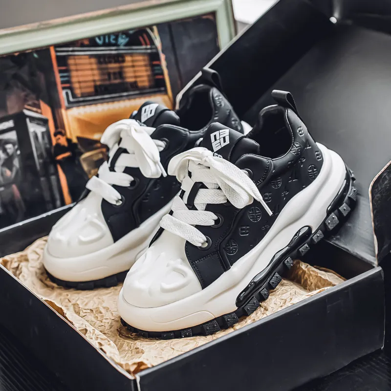 JANECO Low Top Chunky Sneakers Men's-3