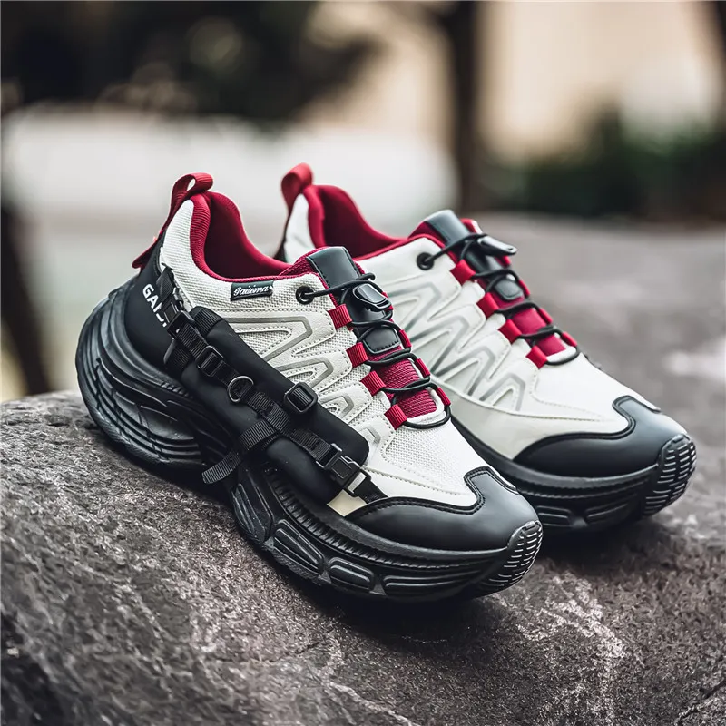 JANECO Low Top Chunky Sneakers Men's-3
