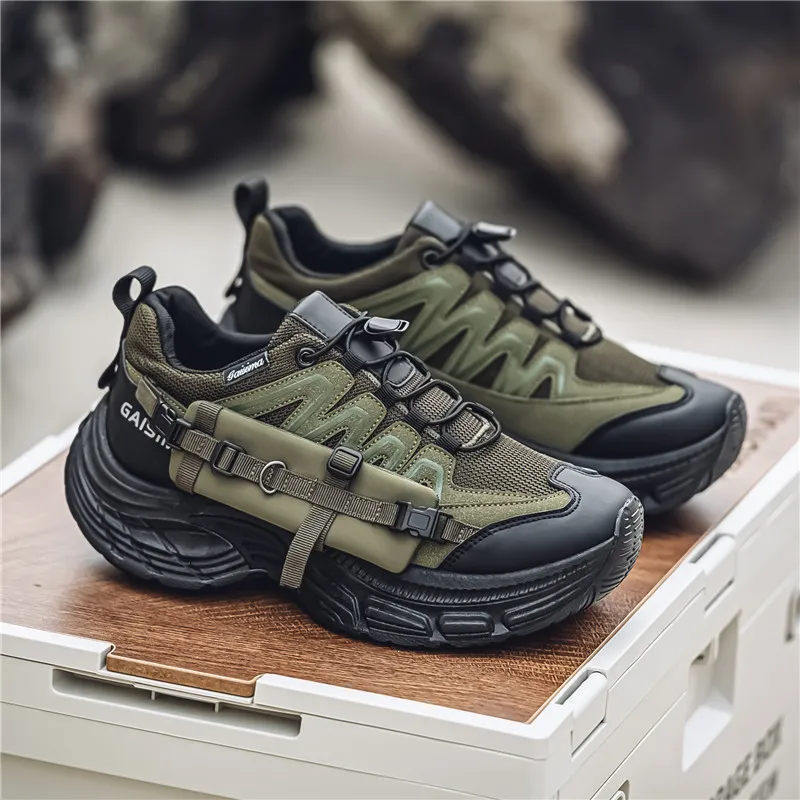 JANECO Low Top Chunky Sneakers Men's-9