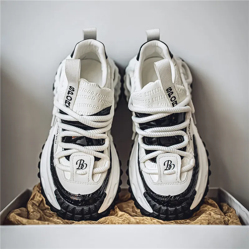JANECO Low-Top Chunky Sneakers Men's-5