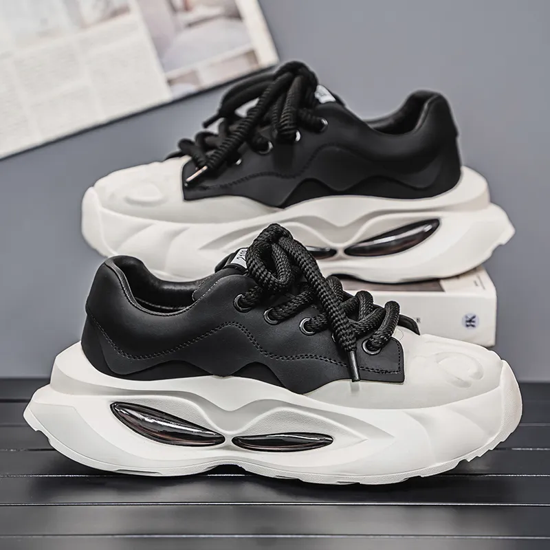 JANECO Low Top Chunky Sneakers Men's-5