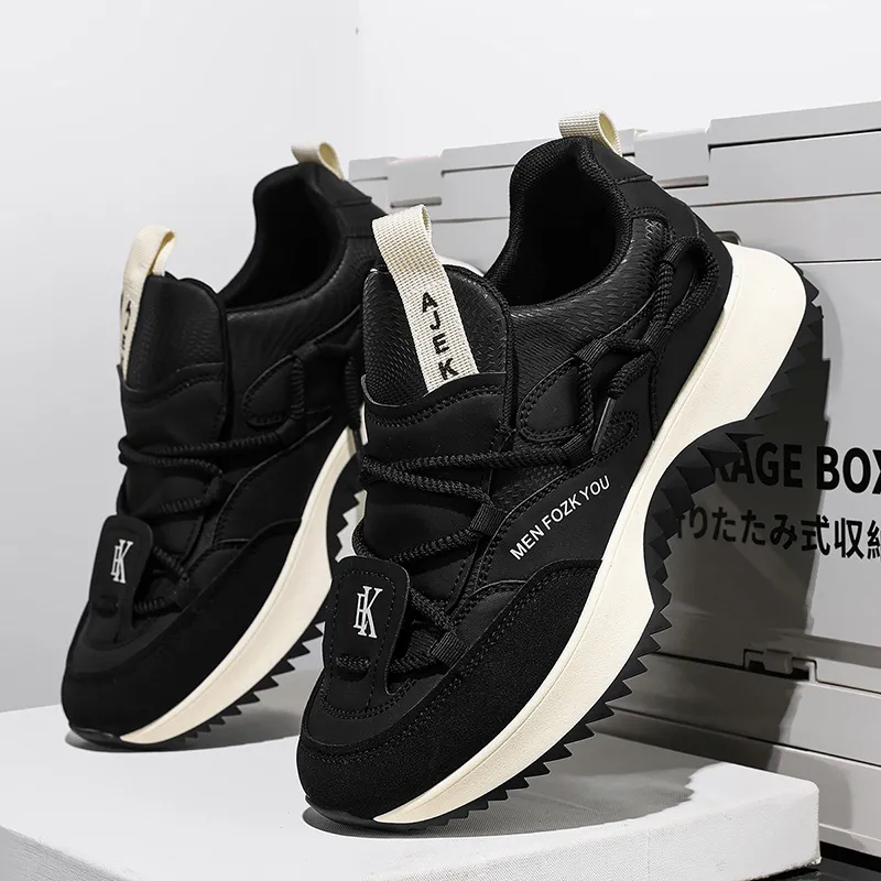 JANECO Anti Slip Wear Resistant Low Top Chunky Sneakers Men's-9