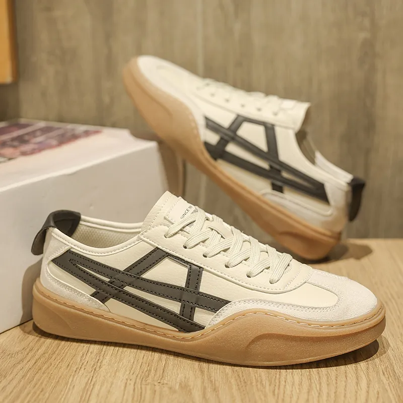 JANECO Anti Slip Wear Resistant Low Top Casual Shoes Men's-4