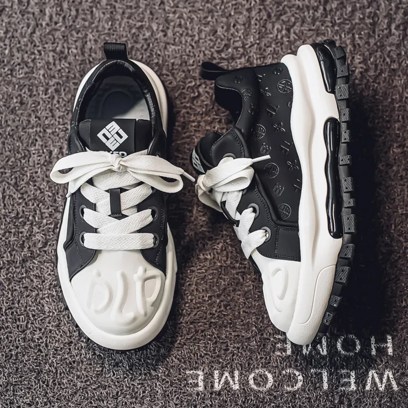 JANECO Low Top Chunky Sneakers Men's-5