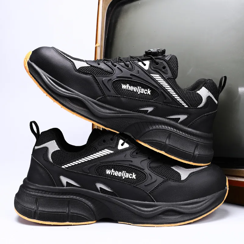 JANECO Slip Resistant, Abrasion Resistant, Waterproof, And Breathable Low Top Outdoor Shoes Men's-4