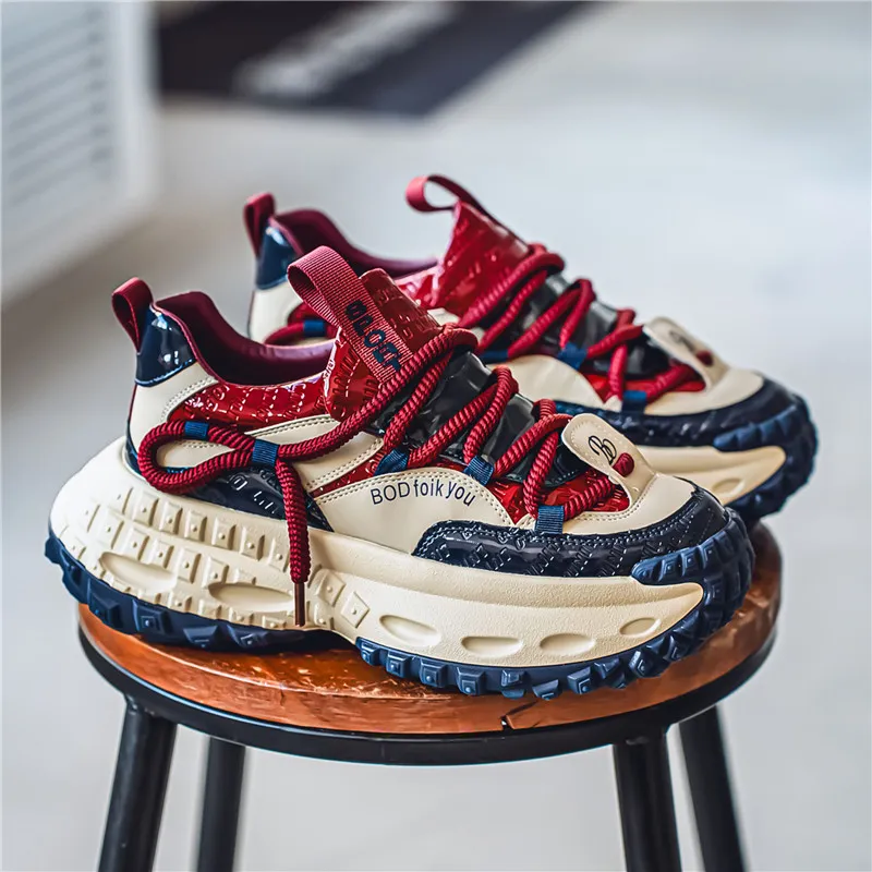 JANECO Low-Top Chunky Sneakers Men's-15